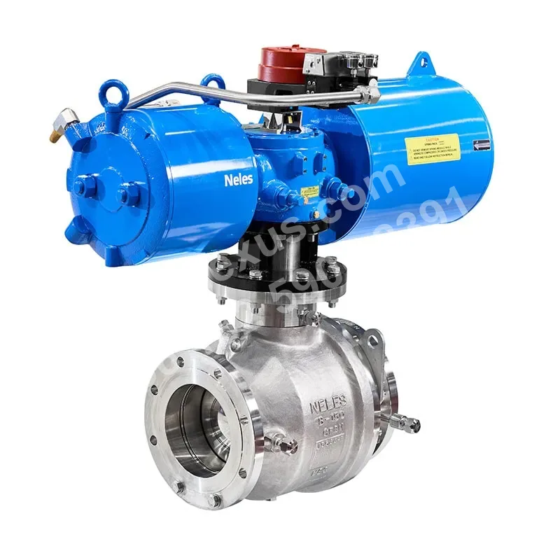 Neles soft-seated trunnion-mounted ball valve, 6D Series