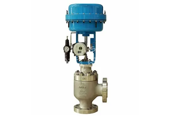 Neles Omega angle valve, AM Series