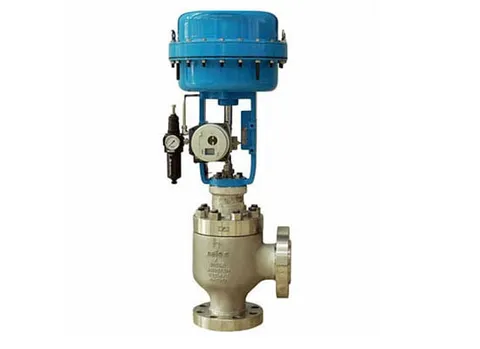 Neles AB Series Cage-Guided Angle Valve (High Pressure Drop Applications)